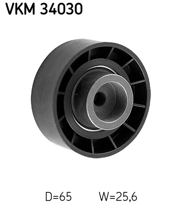 Vratná/vodiaca kladka rebrovaného klinového remeňa SKF (VKM 34030)